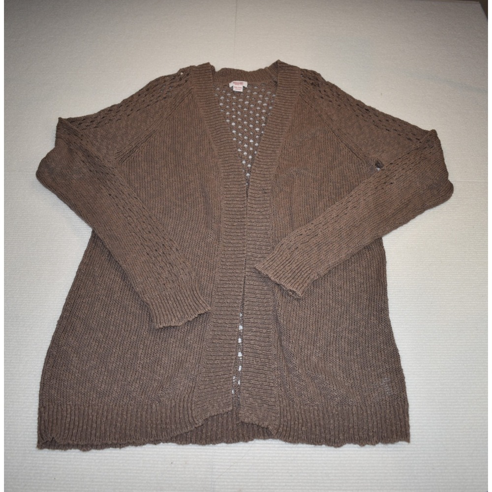 Mossimo Brown XXLarge Women's Cardigan Open Front